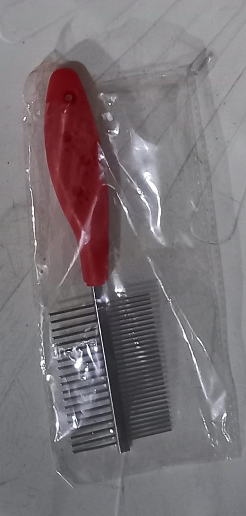 Double face iron dog comb