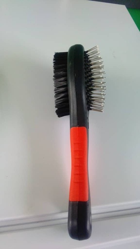 Double face dog brush