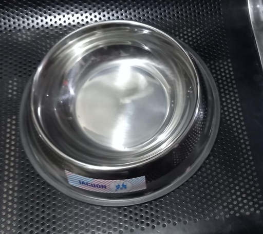 Stainless dog plate L (Large)